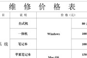 以上门维修电脑价格表解析（了解维修电脑价格）