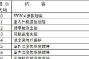 科龙空调故障代码大全（科龙空调故障代码解析及常见问题排查）