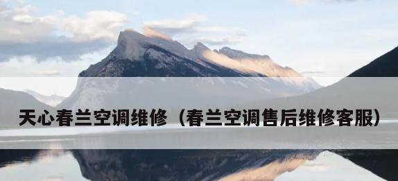 解决春兰空调故障代码E2的方法（了解春兰空调E2故障的原因及解决步骤）